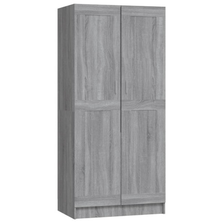 vidaXL Kledingkast 82,5x51,5x180 cm bewerkt hout grijs sonoma eiken afbeelding2 - 1