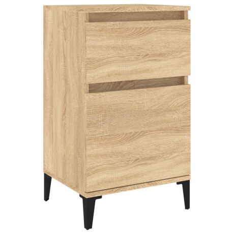 vidaXL Nachtkastje 40x35x70 cm sonoma eikenkleurig afbeelding2 - 1
