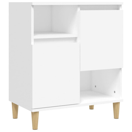 vidaXL Dressoir 60x35x70 cm bewerkt hout wit afbeelding2 - 1
