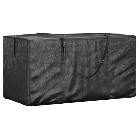 vidaXL Opbergtassen tuinkussens 2 st 150x75x75 cm polyetheen zwart afbeelding2 - 1