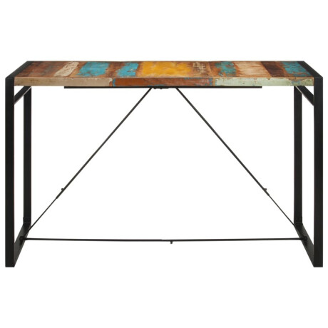 vidaXL Bartafel 175x90x110 cm gerecycled massief hout afbeelding2 - 1