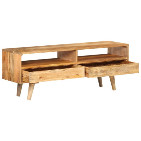 vidaXL Tv-meubel 140x30x41 cm massief mangohout afbeelding2 - 1