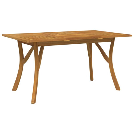 vidaXL Tuintafel 150x90x75 cm massief acaciahout afbeelding2 - 1