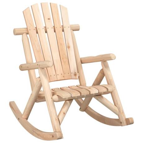 vidaXL Tuinschommelstoel 69x96x101 cm massief vurenhout afbeelding2 - 1