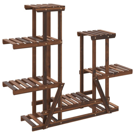 vidaXL Plantenstandaard 95x25x96 cm massief vurenhout afbeelding2 - 1