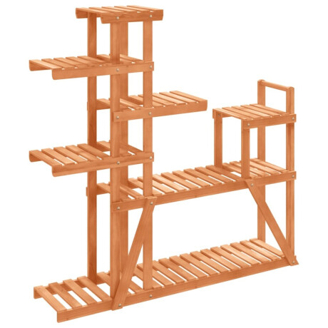 vidaXL Plantenstandaard 110x25x111 cm massief vurenhout afbeelding2 - 1
