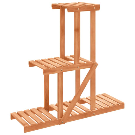 vidaXL Plantenstandaard 81x25x75,5 cm massief vurenhout afbeelding2 - 1
