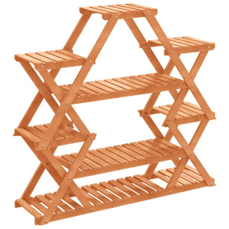 vidaXL Plantenstandaard 110x25x105 cm massief vurenhout afbeelding2 - 1