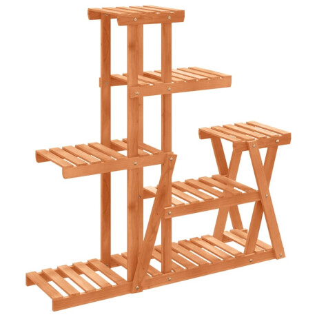 vidaXL Plantenstandaard 95x25x96 cm massief vurenhout afbeelding2 - 1