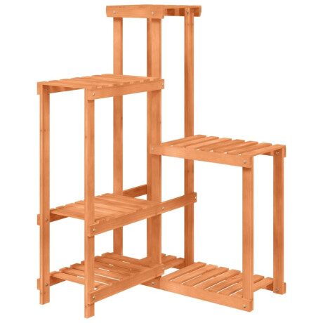 vidaXL Plantenstandaard 62,5x61,5x101,5 cm massief vurenhout afbeelding2 - 1