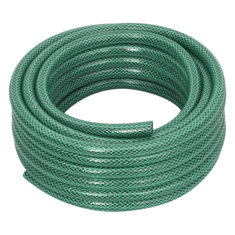 vidaXL Tuinslang met koppelingsset 0,5'' 10 m PVC groen afbeelding2 - 1