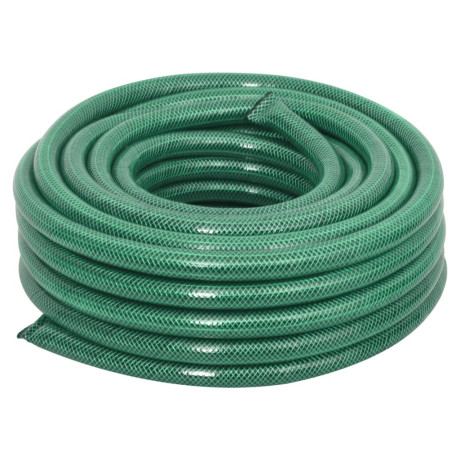 vidaXL Tuinslang met koppelingsset 0,9'' 10 m PVC groen afbeelding2 - 1