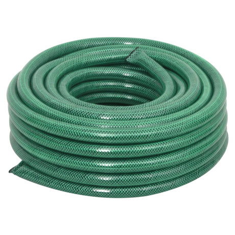 vidaXL Tuinslang met koppelingsset 0,9'' 20 m PVC groen afbeelding2 - 1