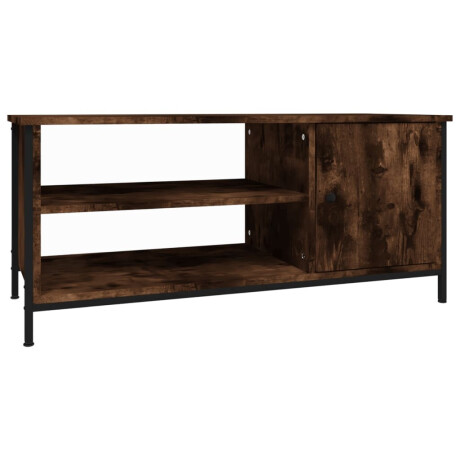 vidaXL Tv-meubel 100x40x45 cm bewerkt hout gerookt eikenkleurig afbeelding2 - 1
