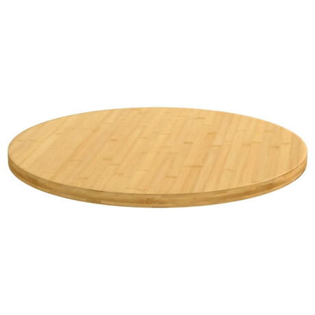 vidaXL Tafelblad Ø 90x2,5 cm bamboe afbeelding2 - 1