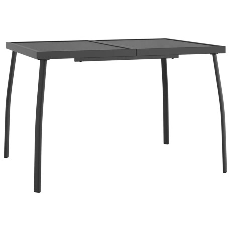vidaXL Tuintafel 110x80x72 cm staalgaas antracietkleurig afbeelding2 - 1