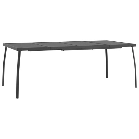 vidaXL Tuintafel 200x100x72 cm staalgaas antracietkleurig afbeelding2 - 1