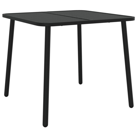 vidaXL Tuintafel 80x80x71 cm staal antracietkleurig afbeelding2 - 1
