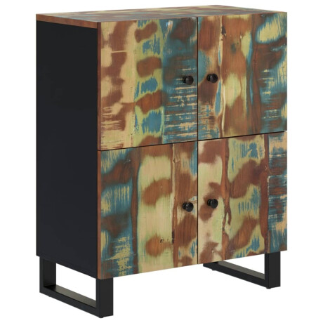 vidaXL Dressoir met 4 deuren 60x33x75 cm massief gerecycled hout afbeelding2 - 1
