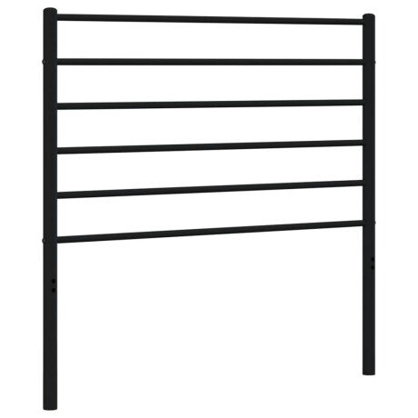 vidaXL Hoofdbord metaal zwart 90 cm afbeelding2 - 1