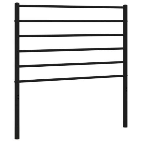 vidaXL Hoofdbord metaal zwart 107 cm afbeelding2 - 1