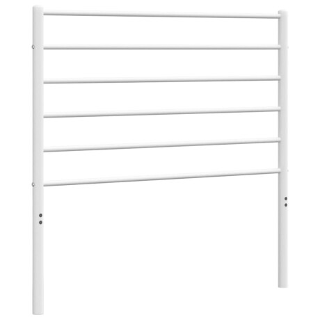 vidaXL Hoofdbord metaal wit 80 cm afbeelding2 - 1