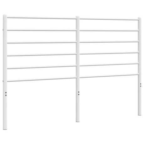 vidaXL Hoofdbord metaal wit 135 cm afbeelding2 - 1