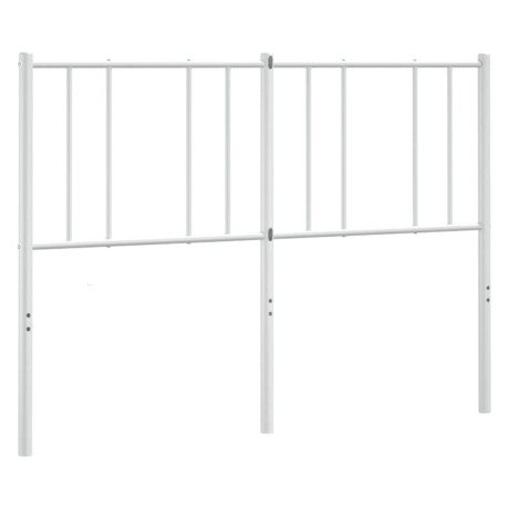 vidaXL Hoofdbord metaal wit 140 cm afbeelding2 - 1