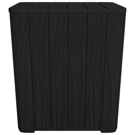 vidaXL Tuintafel met afneembaar deksel polypropeen zwart afbeelding2 - 1