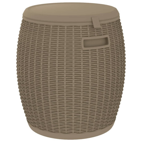 vidaXL Tuinbox 4-in-1 polypropeen lichtbruin afbeelding2 - 1