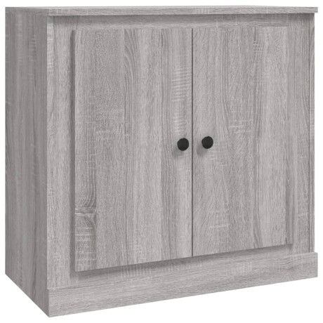 vidaXL Dressoir 70x35,5x67,5 cm bewerkt hout grijs sonoma eikenkleurig afbeelding2 - 1