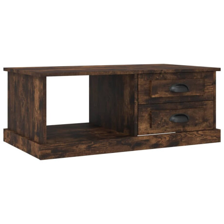 vidaXL Salontafel 90x50x35 cm bewerkt hout gerookt eikenkleurig afbeelding2 - 1