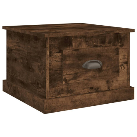 vidaXL Salontafel 50x50x35 cm bewerkt hout gerookt eikenkleurig afbeelding2 - 1