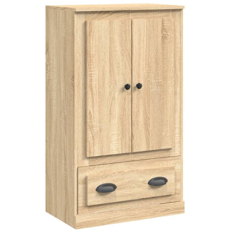 vidaXL Hoge kast 60x35,5x103,5 cm bewerkt hout sonoma eikenkleurig afbeelding2 - 1