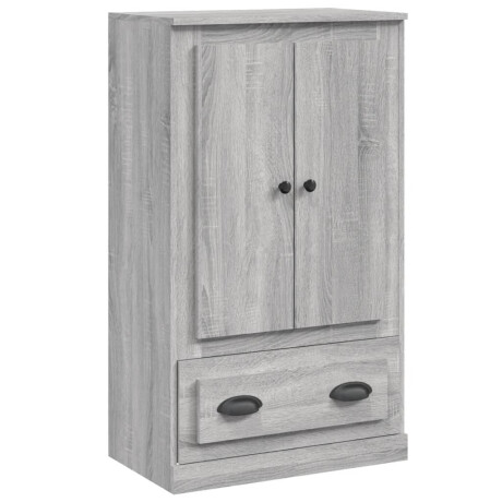 vidaXL Hoge kast 60x35,5x103,5 cm bewerkt hout grijs sonoma eikenkleur afbeelding2 - 1