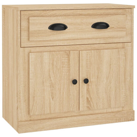 vidaXL Dressoir 70x35,5x67,5 cm bewerkt hout sonoma eikenkleurig afbeelding2 - 1