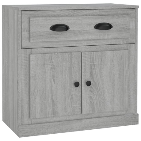 vidaXL Dressoir 70x35,5x67,5 cm bewerkt hout grijs sonoma eikenkleurig afbeelding2 - 1