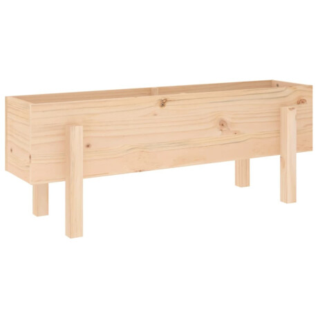 vidaXL Plantenbak verhoogd 101x30x38 cm massief grenenhout afbeelding2 - 1