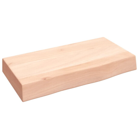 vidaXL Wandschap 40x20x6 cm onbehandeld massief eikenhout afbeelding2 - 1