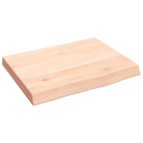 vidaXL Wandschap 40x30x(2-4) cm onbehandeld massief eikenhout afbeelding2 - 1