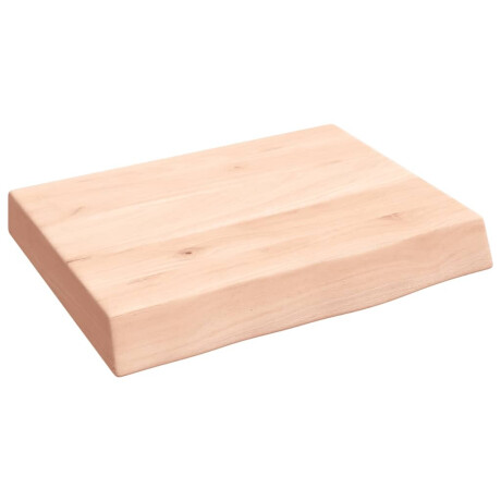 vidaXL Wandschap 40x30x(2-6) cm onbehandeld massief eikenhout afbeelding2 - 1