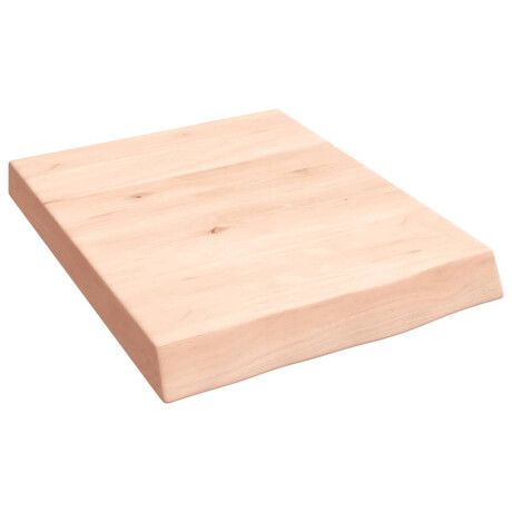 vidaXL Wandschap 40x50x(2-6) cm onbehandeld massief eikenhout afbeelding2 - 1