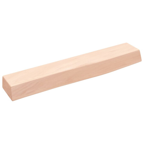 vidaXL Wandschap 60x10x6 cm onbehandeld massief eikenhout afbeelding2 - 1