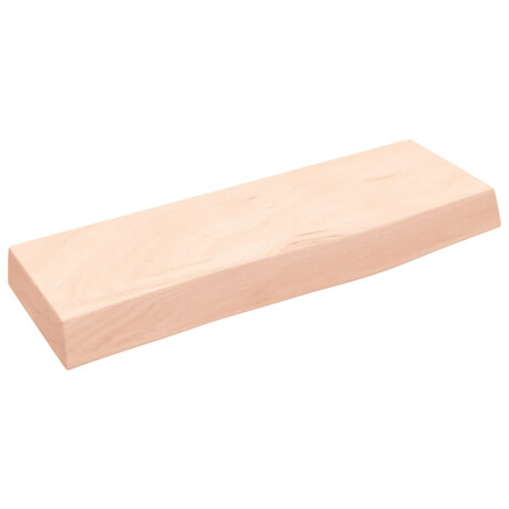 vidaXL Wandschap 60x20x6 cm onbehandeld massief eikenhout afbeelding2 - 1
