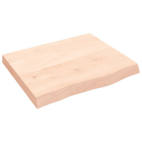 vidaXL Wandschap 60x50x(2-6) cm onbehandeld massief eikenhout afbeelding2 - 1