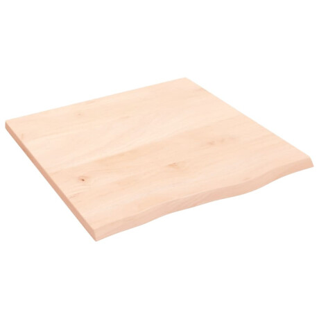 vidaXL Wandschap 60x60x2 cm onbehandeld massief eikenhout afbeelding2 - 1