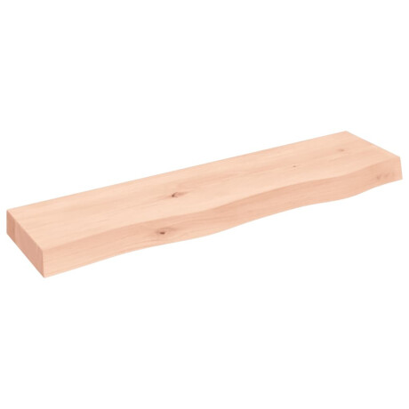 vidaXL Wandschap 80x20x6 cm onbehandeld massief eikenhout afbeelding2 - 1