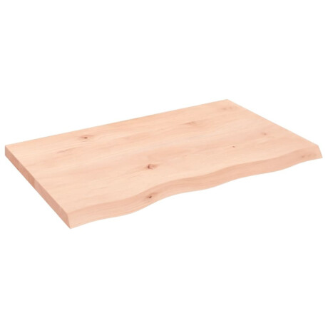 vidaXL Wandschap 80x50x(2-4) cm onbehandeld massief eikenhout afbeelding2 - 1