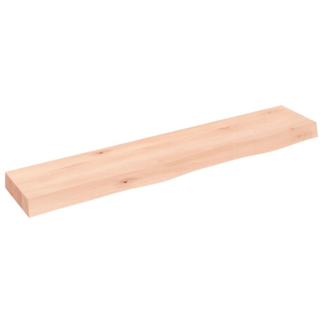 vidaXL Wandschap 100x20x6 cm onbehandeld massief eikenhout afbeelding2 - 1