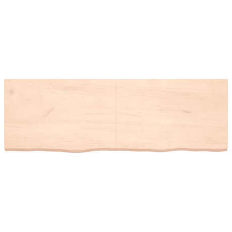 vidaXL Wandschap 180x60x(2-6) cm onbehandeld massief eikenhout afbeelding2 - 1